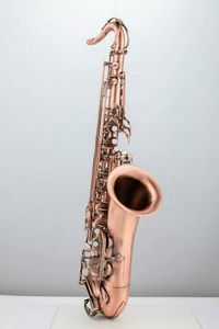 Ny ankomst Anpassa tenorsaxofon Frankrike Professionella musikinstrument STS-R54 BBTONE Antik koppar B Tube Sax med fall munstyckshandskar