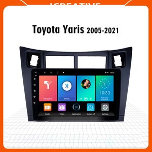 Android 10 자동차 비디오 Toyota Yaris 2008-2011 GPS 내비게이션을위한 Android 10 자동차 비디오 멀티미디어 플레이어 WiFi Autoradio