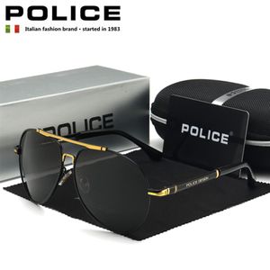 POLICE High End Brand Sunglasses Classic Polarized Glasses Brand Designer Men Driving Retro SunGlass UV400 P758251Q