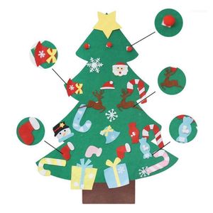 Noel dekorasyonları 1 adet ağaç şekli koltuklar diy Noel baba kardan adam geyiği Noel süsleri parti yılı dekorasyon çocuk hediyesi