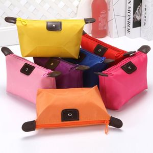 Top Quality Lady MakeUp Pouch Waterproof Cosmetic Bag Clutch Toiletries Travel Kit Casual Small Purse Candy Sport 9 Colors SN4307