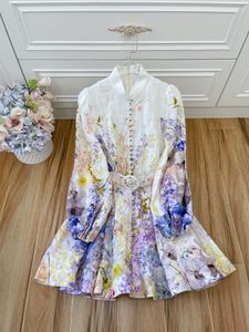 2022 European fashion dress spring and summer citrus garden series printed skirt