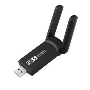 2.4G 5G 1200Mbps Wi-FinhersワイヤレスネットワークカードドングルアンテナAP WiFiアダプタデュアルバンドWi-Fi USB 3.0 LANイーサネット1200M