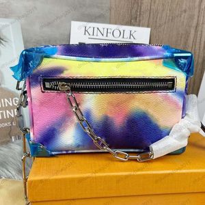 Designer Shoulder Bags Women Leather Box Cases Handbags Fashion Handbag Lady Trendy Print Trunk Crossbody Girls Wallets Purse