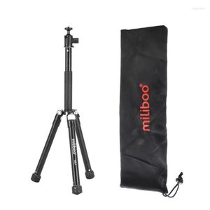 Tripods Miliboo Mza Mini Telefone Tripod Selfie dobrável com controle remoto Bluetooth Clipper Goillapod para câmera SLR LOGA22