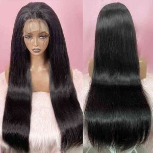 NXY Hair Wigs 30 Inch 13x6 Transparent Lace Front Hair Wig Bone Straight Lace Frontal Human NXY Hair Wigs Brazilian Straight 4x4 Lace Closure Wig 0505