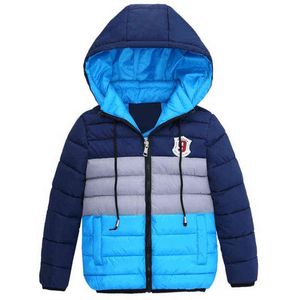 겨울 보이즈 재킷 어린이 지퍼 자켓 소년 두꺼운 후드 겨울 재킷 고품질 어린이 겨울 코트 옷 4 6 8 년 J220718