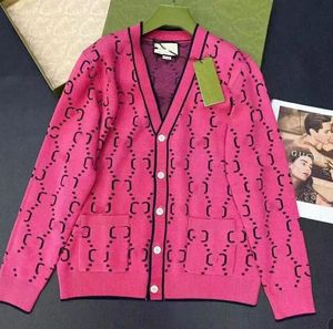 Ggity Sweater Designer Fashion Women's Cardigan دافئة سترة سترة متبكّمة معطف تطريز فاخر للسيدات للمزاج غير الرسمي للسيدات