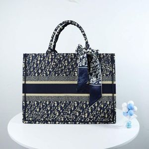 2021 Women's Large Shopping Bags High Quality Fashion Embroidery Handbag Ladies Shoulder Bag Luxury Designer Tote