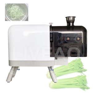 Green Onion Shred Machine Kitchen For Celery Cucumber Ginger Automatic Vegetable Cutting Machine Shredder
