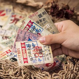 Opakowanie prezentów 29PCS Vintage japońskie i koreańskie naklejki rachunków