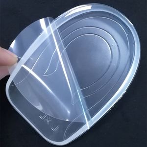 Trattamento del piede Cuscinetto interno per rialzo Cuscinetto per tallone in silicone Sottopiede con aumento di altezza ispessito Massaggio sportivo per assorbimento degli urti invisibile