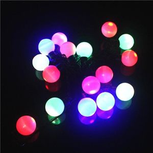 Strings 10/20LEDS String Lights Transparent Globe Bulbs para LEDs de fada do jardim de fada da rua ao ar livre