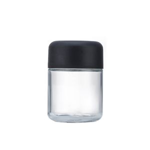 150ml 5 oz Transparent Child Resistant Glass Jars Cosmetic jar Children Proof Food Storage Containers Cans