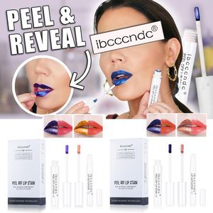 Lip Gloss Wonder Liquid Blading Peel Reveal Color Kit Incredibile rossetto spento Macchia di strappo a lunga durata