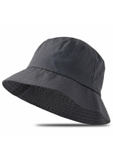 Beralar Su Geçirmez Büyük Boy Panama Şapka Kapağı Büyük Baş Adam Açık Mekan Balıkçılık Güneş Lady Beach Plus Boyut Kova 56-58cm 58-60cm 60-62cm
