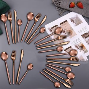 Zestaw sztućców 244PCS Zestaw sztućców ze stali nierdzewnej Usługa zestawu Silverware dla 6 przenośnych noże