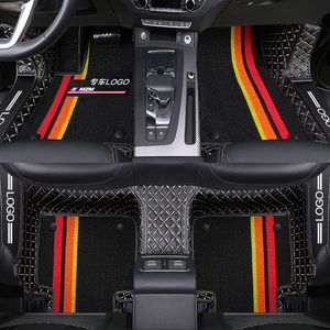 Luxury Leather Car Floor Mats For Mercedes Benz A180 A200 C200 C260 Cls260 Cls300 Cls360 Class Auto Seats Waterproof Cushion