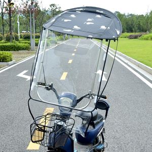 Motorcykelkläder Electric Canopy Vehicle General Scooter Motor Paraply Rainprocess Sunshade CoverMotorcycle