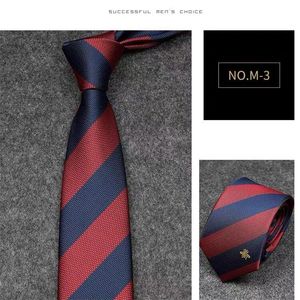 22SS marka Mężczyzna wiąże 100% jedwabny Jacquard klasyczny ręcznie robiony krawat dla mężczyzn ślubny i biznesowy krawat 88