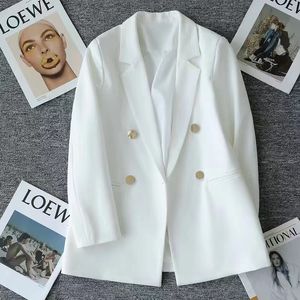 T129 여자 정장 블레이저 조수 브랜드 고품질 레트로 패션 디자이너 영국 패션 시리즈 슈트 재킷 스타 으르렁 거리는 버클 슬림 플러스 크기