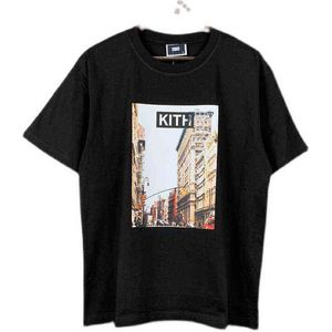 Foto Beijando venda por atacado-Beijo soho vintage tee york bloco foto masculina e feminina Camiseta de manga curta verão