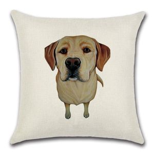 Capas De Almofada Dachshund venda por atacado-Almofada travesseiro decorativo linho de algodão quadrado colorido cães esboço de cachorro bull dachshund tampa de almofada d para sofá em casa cojinecushion