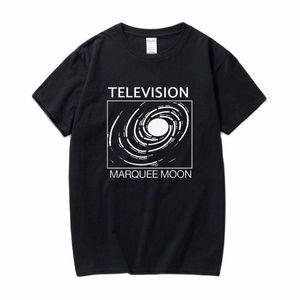 Men's T-Shirts Television Marquee Moon T Shirt Talking Heads The Stooges Minuteman Top Fashion Cotton Short Sleeve T-Shirt Camisetas Hombre