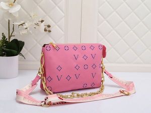 HH Pochette Coussins Kedjeväska Mjuk lammskinnspräglad handväska Designer Dam Lyx Axel WOC Clutchväskor Crossbody-väska M80742 M80745