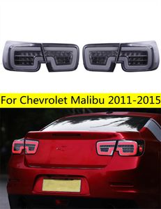 Bilstyling Taillamp för Chevrolet Malibu LED-bakljus 20 11-20 15 LED Turn Signal Lights Brake Upgrade Taillights Bakre stammlampan täcker