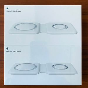 Original APPLE magsafe duo charger 15w 2 In 1 Mag Magnetic Safe Wireless Charger For iphone 12 13 Max Fast Charging Pad Airpods pro Watch 2in1