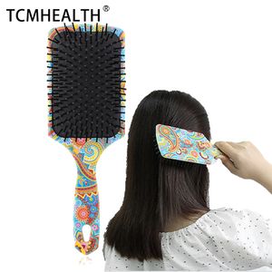 Подушка для волос Check Cartoon Aud Sack Combe Разявление стиля Pettine Brush Salon Hairdressing Прямые вьющиеся женщины