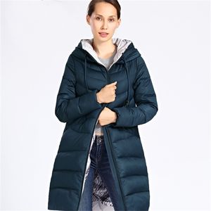 2020新しい冬のジャケットの女性プラスサイズのサイズ長い厚いファッションレディース冬のコートフードダウンジャケットパーカーfemme docero lj201021