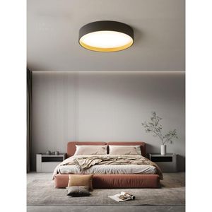 Taklampor Enkel modern sovrumslampa designer2022 Nordic träkorn runda master rumstudie lampa
