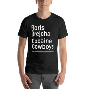 メンズTシャツBoris Brejcha Cowboys 1983年以来、特大のファッションメンズ衣料ショートスリーブストリートウェアラージサイズTeemen's Mensmen's