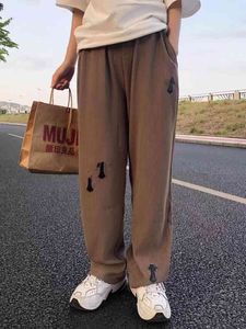CH calças de casal de moda simples cruzam sânscrito retro ferradura masculina e feminina calça feminina casual high street hip-hop da marca esportiva de moletom esportiva