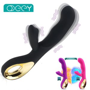 G Spot Rabbit Dild Vibrator orgazm dla dorosłych zabawki USB Ładowanie Mocne masturbacja seksowna zabawka dla kobiet Wodoodporna produkt