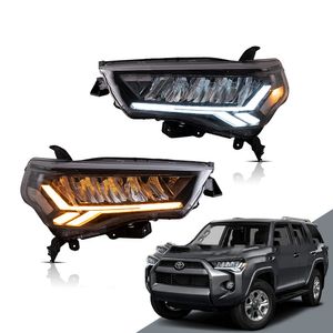 full LED head lights for toyota 4Runner 2014-2021 high beam turn signal DRL sidemarker headlight led front lamp