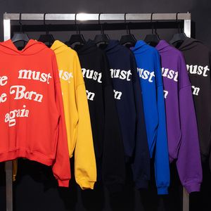 Du musst wiedergeboren werden. Kapuzenpullover, CPFM, Vintage-Sweatshirts, Herren-Sweatshirts, übergroße Kapuzenpullover für Männer in Übergröße, Damen-Streetwear-Hoodies, schwarze Hip-Hop-Kapuzenpullover