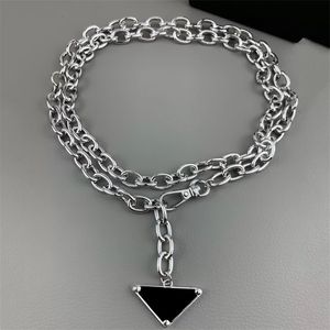 Womens Designer Belts Luxury merk Laides Dress Accessoires Taillband Dames Taille Ketting Belt Classic Triangle Silver Belt Fashion Necklace