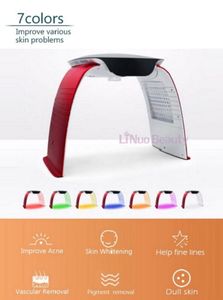 New Arrival 7 Colors light Facial LED Therapy Machine Anti-Wrinkle Acne Removal Face Mask Spa Photon dynamic Beauty Equipment Facial Skin Rejuvenation