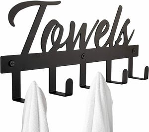 Portasciugamani da bagno per montaggio a parete - Ganci porta asciugamani - Decorazioni per il bagno