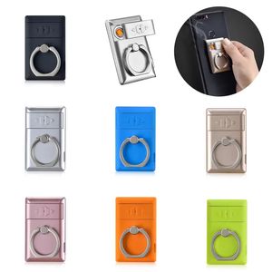 Kreative Ring USB wiederaufladbare Feuerzeuge Persönlichkeit Telefon Halter elektrische Zigarette Taschenlampe Feuerzeug Inventar Großhandel