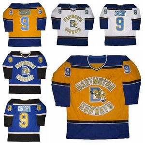 Nikivip Custom Retro Sidney Crosby # 9 High School Hockey Jersey Uomo cucito Qualsiasi dimensione 2XS-5XL Nome o numero maglie Top Quality