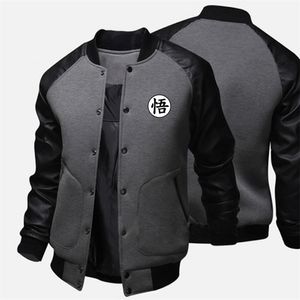 Zogaa Marca Ropa Deportiva Anime Z tops Chaqueta Abrigo Fresca Cuello de Retals Casual Slim Fit S harajuku 220815