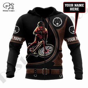 PLstarCosmos 3DPrinted est Mountain Bike Nome personalizzato Art Unique Unisex Hrajuku Streetwear Casual Felpe con cappuccio Felpa con zip B 6 220713