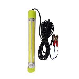 20W COB 12V Green Deep Underwater Fishing LED Light Lure Freshwater Lake Fishing For Attracting Fishes