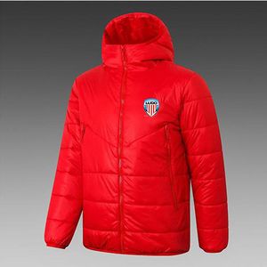 21-22 CD LUGO HÄRD Down Hoodie Jacket Winter Leisure Sport Coat Full Zipper Sports Outdoor Warm Sweatshirt Logo Custom