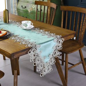 Cor pura cor corredor de mesa corredor de casamento casamento decoração de aniversário mesa de café armário capa de poeira camino de mesa