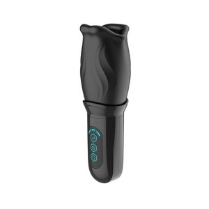 Sex Toy Massager Vuxna leksaker för män Masturbator Automatisk roterande sugande spinnkopp Stroker Sleeve Penis Vibrator